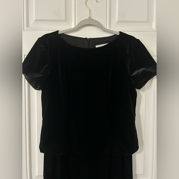 J. Steven’s by Carol Escritor true vintage black velvet jumpsuit size 6 - Picture 3 of 11